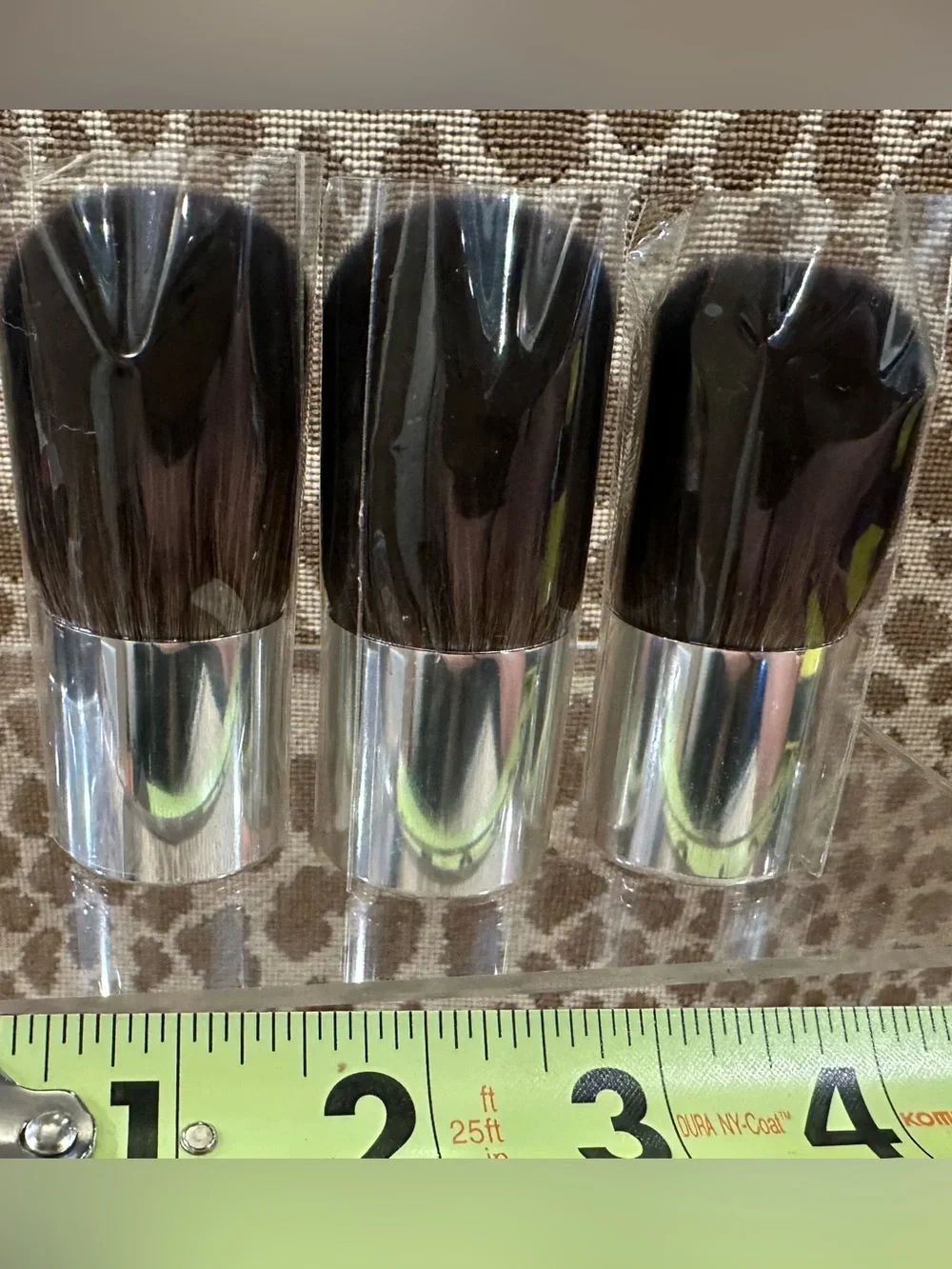 Lot of 3 Borghese 3” Kabuki Brushes~New!